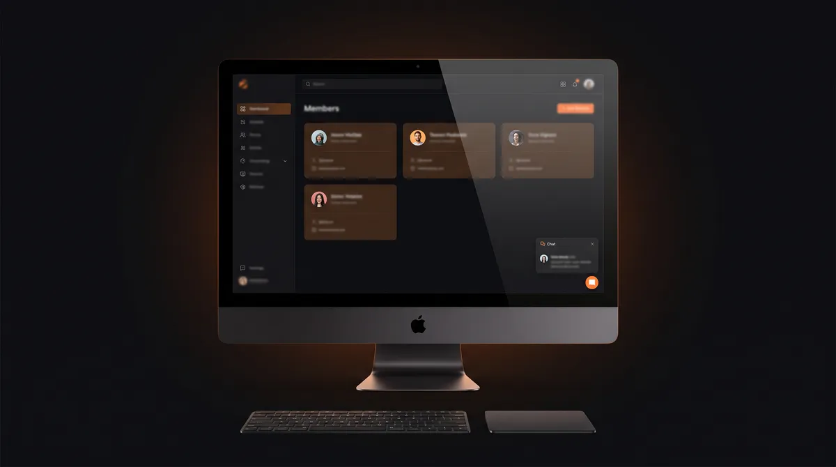 Förderverband Mitgliederplattform – Dashboard-Mockup